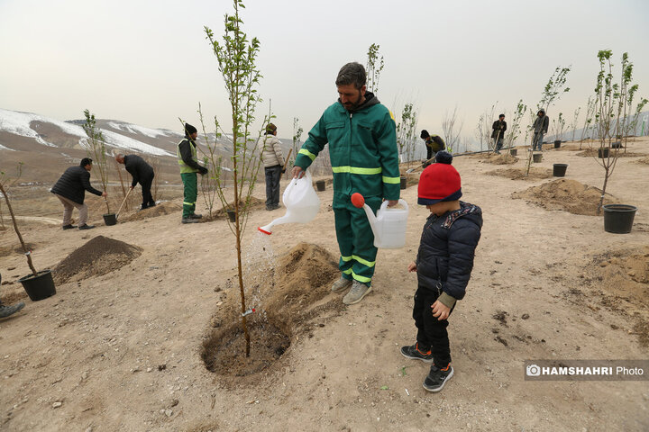 افتتاح کمربند سبز تهران باحضور قالیباف و زاکانی