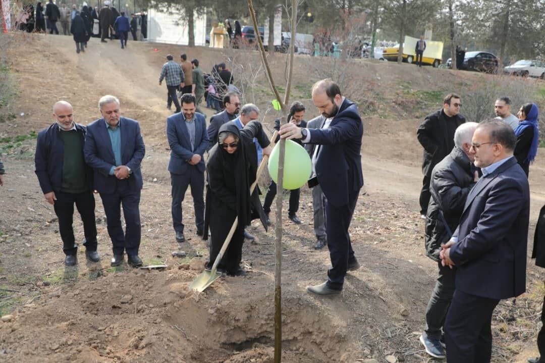 کاشت نهال به یاد کادر درمان