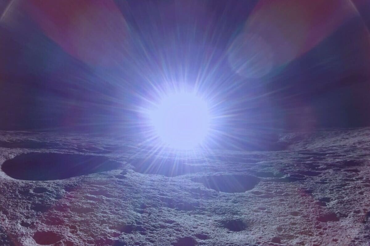 لحظه شگفت‌انگیز طلوع خورشید در ماه | عکس