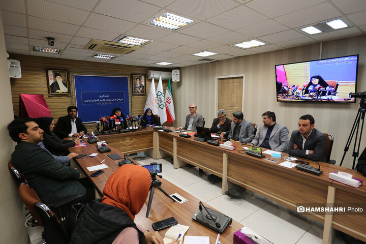 نشست خبری مدیر عامل سازمان تاکسیرانی شهر تهران