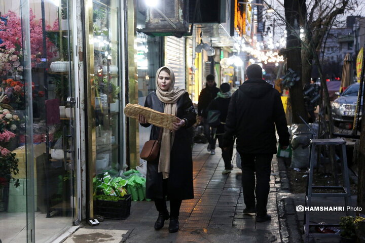 حال و هوای نزدیک به افطار در خیابان شریعتی