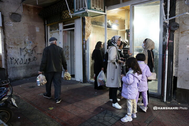 حال و هوای نزدیک به افطار در خیابان شریعتی