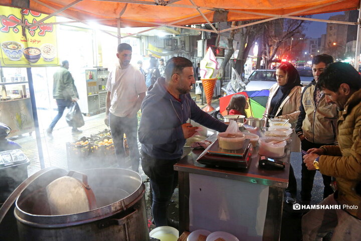 حال و هوای نزدیک به افطار در خیابان شریعتی