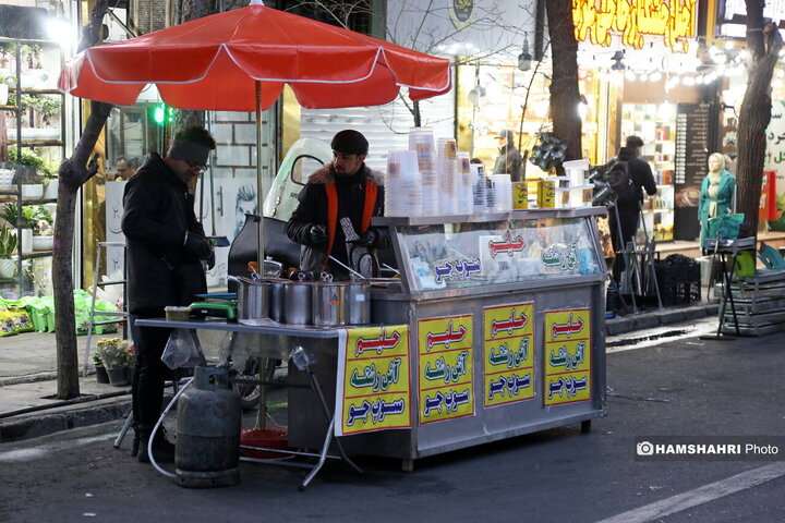 حال و هوای نزدیک به افطار در خیابان شریعتی