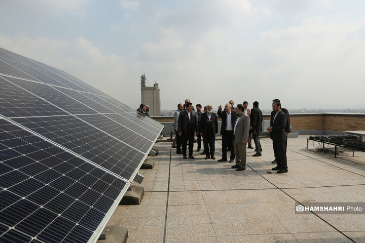 افتتاح 275 کیلووات نیروگاه خورشیدی در هشت منطقه و دستیابی به 2000کیلووات انرژی از نیروگاههای خورشیدی
