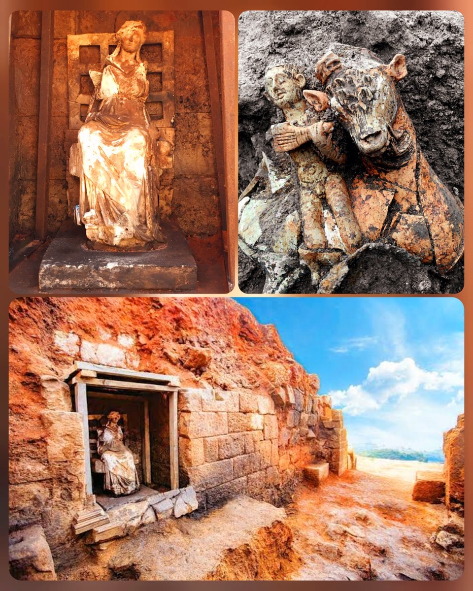 کشف مجسمه ۲۱۰۰ ساله در ویرانههای قصر مهرداد ششم | عکس