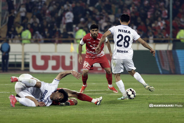 تصاویر بازی فوتبال پرسپولیس و ملوان
