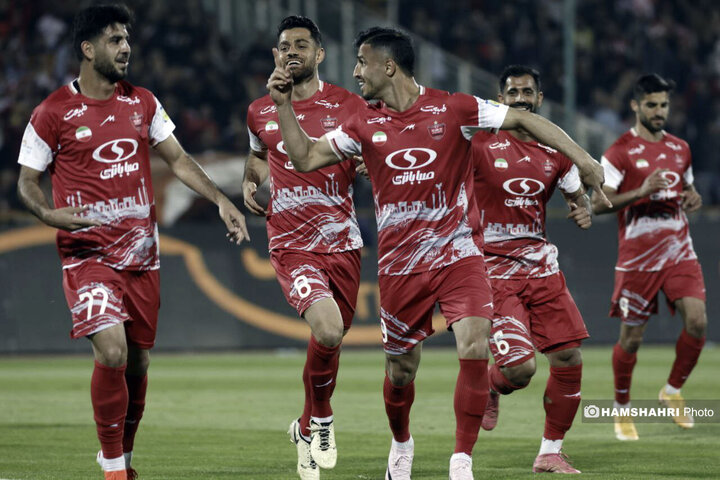 تصاویر بازی فوتبال پرسپولیس و ملوان