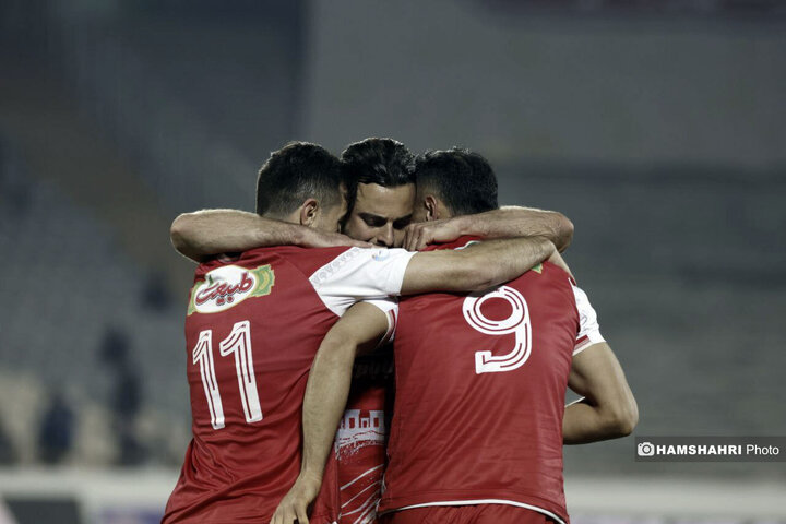تصاویر بازی فوتبال پرسپولیس و ملوان