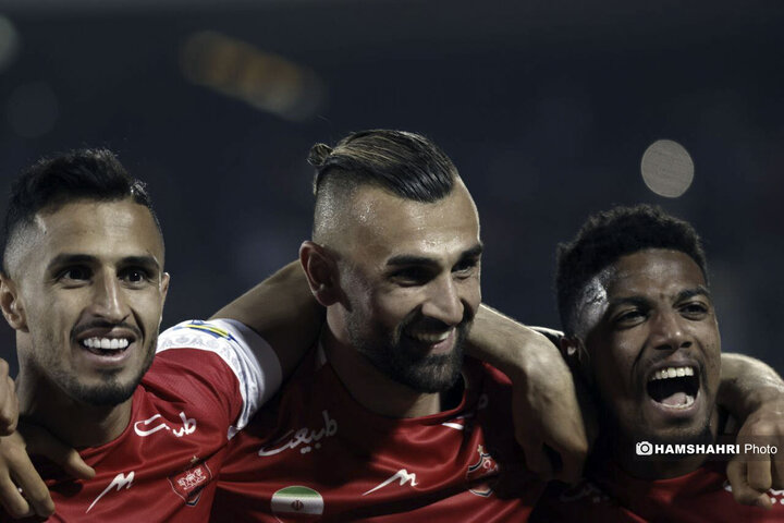 تصاویر بازی فوتبال پرسپولیس و ملوان