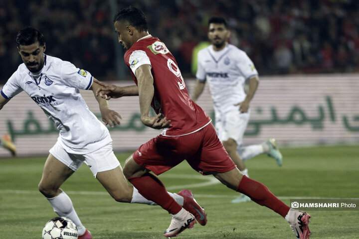 تصاویر بازی فوتبال پرسپولیس و ملوان
