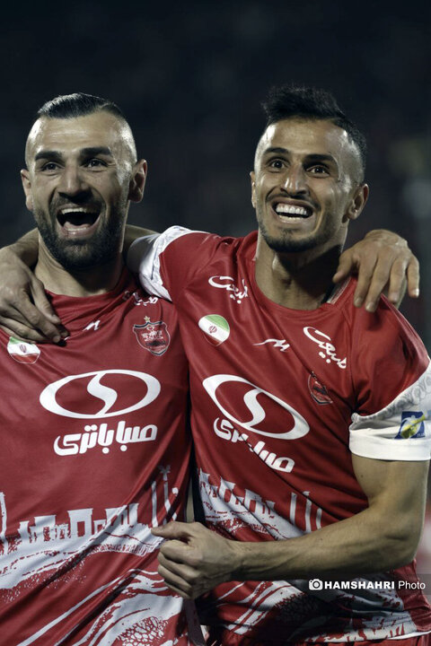 تصاویر بازی فوتبال پرسپولیس و ملوان