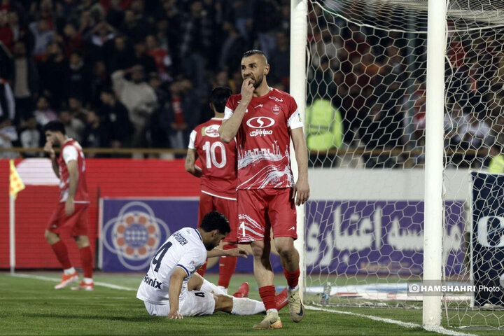 تصاویر بازی فوتبال پرسپولیس و ملوان