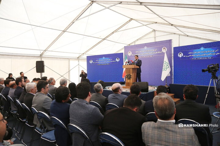 افتتاح بزرگترین ایستگاه شارژ برقی اتوبوس و تاکسی برقی در پایانه بعثت