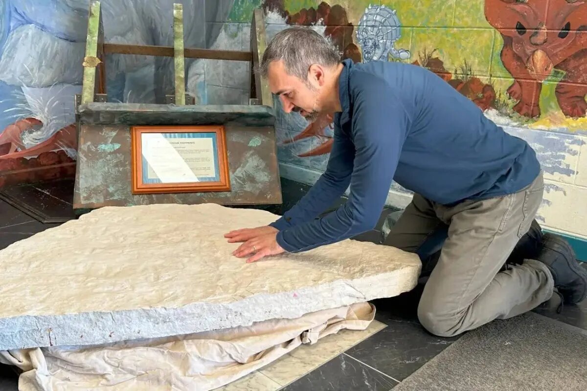 تختهسنگ دکوری در مدرسه، گنجی قیمتی بود | عکس