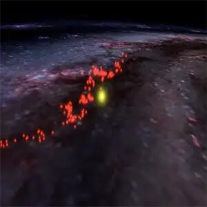 بررسی سفر خورشید از میان ابرهای میان ستارهای و تأثیر آن بر اقلیم زمین