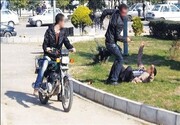 روبه‌رو شدن گردنبندقاپ‌های سریالی با مالباخته‌ها | مرد قوی‌هیکل در میان قربانیان + ویدئو