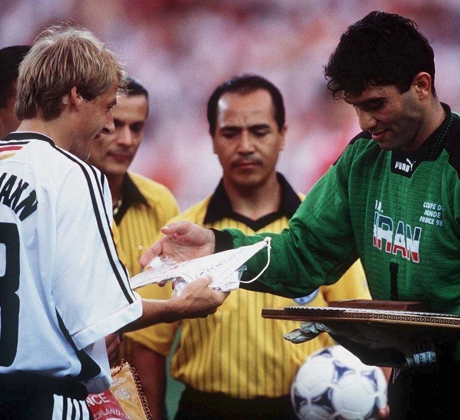 دیدار احمدرضا عابدزاده و یورگن کلینزمن بعد از ۲۷ سال | عکس