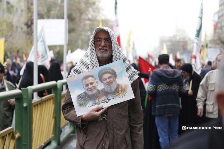 شرکت مردم در مراسم روز قدس