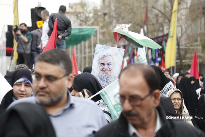 شرکت مردم در مراسم روز قدس