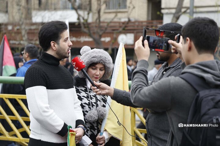 شرکت مردم در مراسم روز قدس