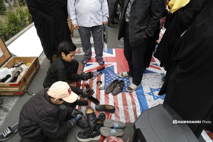 شرکت مردم در مراسم روز قدس