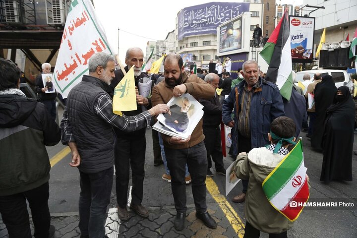 شرکت مردم در مراسم روز قدس