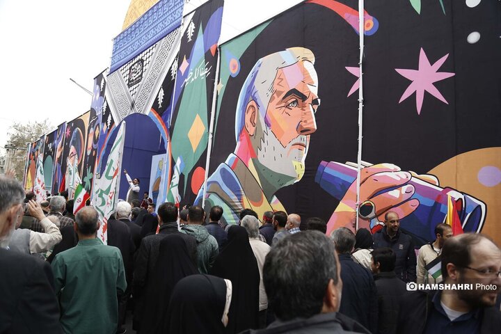 شرکت مردم در مراسم روز قدس