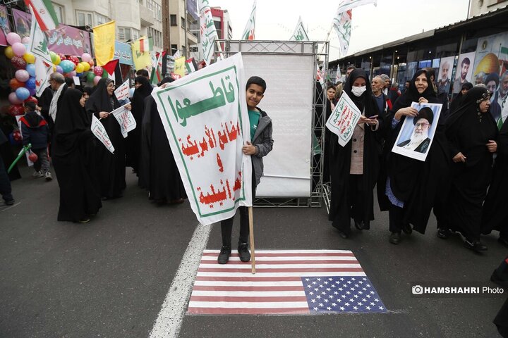 شرکت مردم در مراسم روز قدس