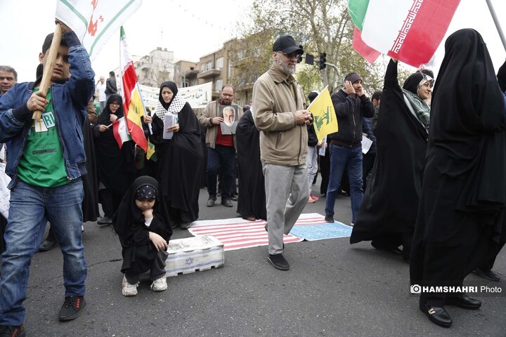 شرکت مردم در مراسم روز قدس