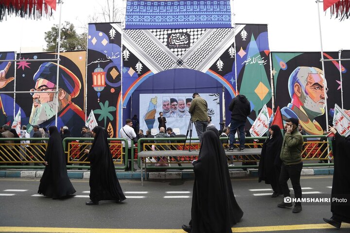 شرکت مردم در مراسم روز قدس