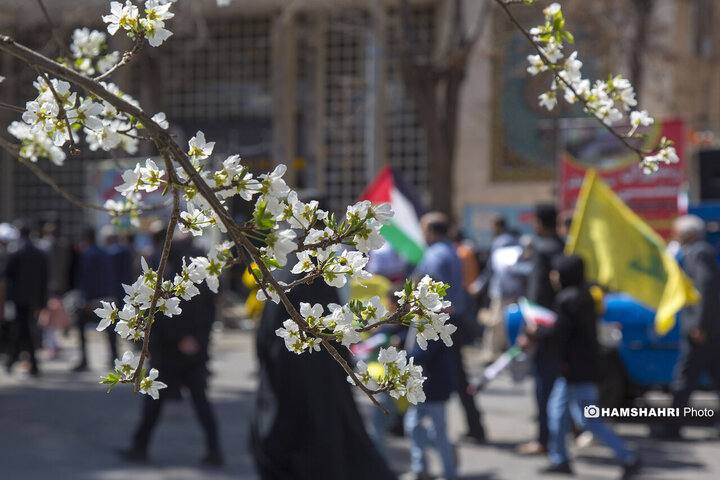راهپیمایی روز قدس در نطنز