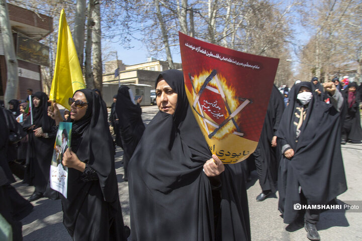 راهپیمایی روز قدس در نطنز