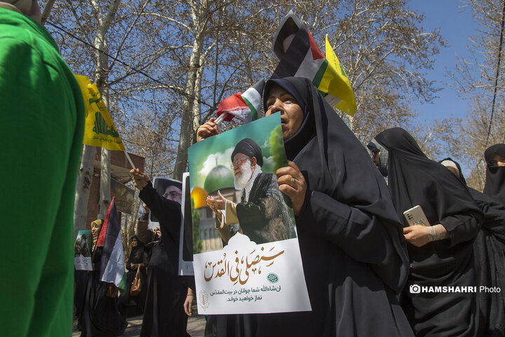 راهپیمایی روز قدس در نطنز