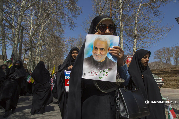 راهپیمایی روز قدس در نطنز