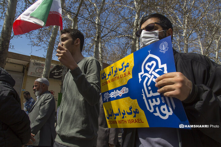 راهپیمایی روز قدس در نطنز
