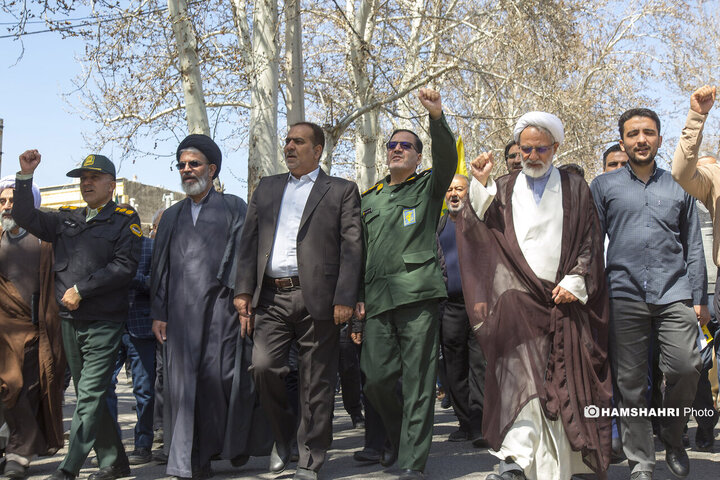 راهپیمایی روز قدس در نطنز