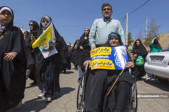راهپیمایی روز قدس در نطنز