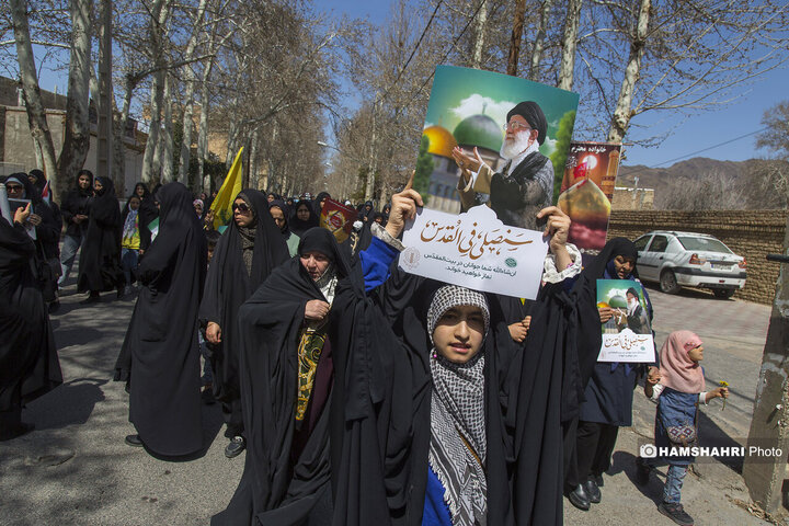 راهپیمایی روز قدس در نطنز