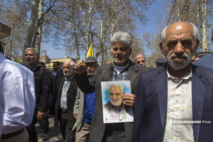راهپیمایی روز قدس در نطنز