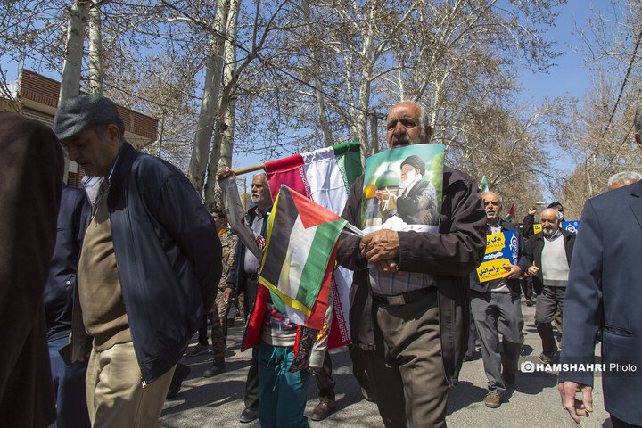 راهپیمایی روز قدس در نطنز