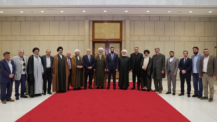 الجولانی با هیاتی از جامعه شیعیان سوریه دیدار کرد + تصاویر
