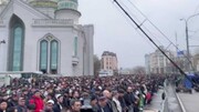 اقامه نماز عید فطر در مساجد روسیه | ویدئو