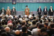 احمدی نژاد و حسن روحانی در مراسم دیدار امروز مقام معظم رهبری | تصاویر