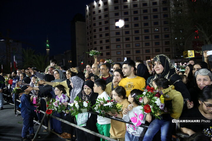 جشن خیابانی عید سعید فطر در میدان ولیعصر(عج)