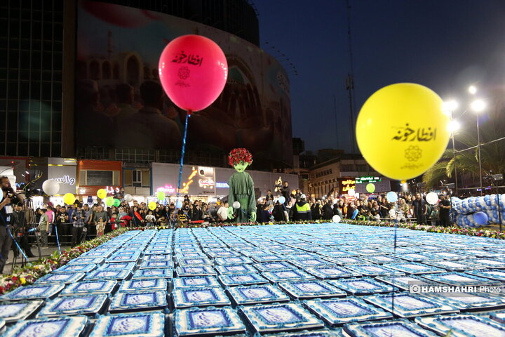 جشن خیابانی عید سعید فطر در میدان ولیعصر(عج)