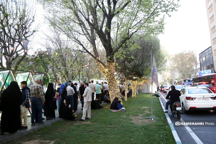 جشن خیابانی عید سعید فطر در میدان ولیعصر(عج)