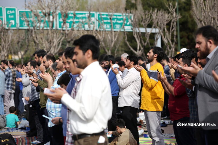 نماز عید فطر در مصلی امام خمینی