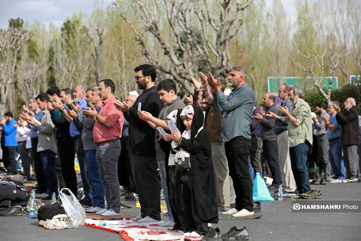 نماز عید فطر در مصلی امام خمینی