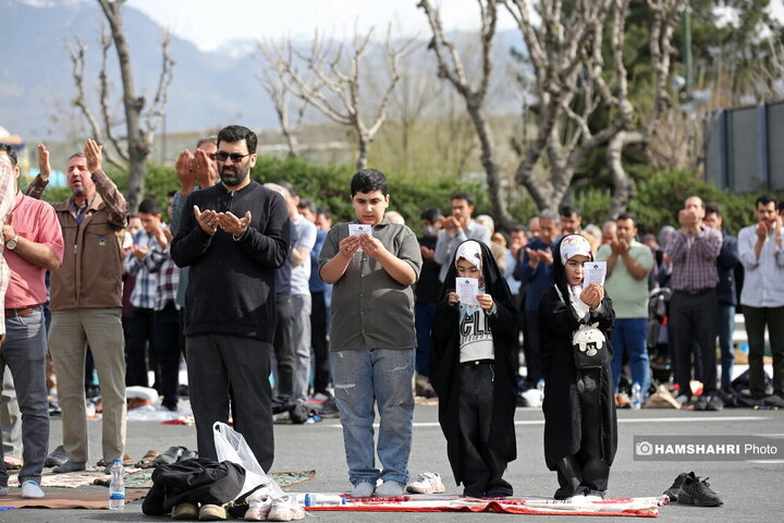 نماز عید فطر در مصلی امام خمینی